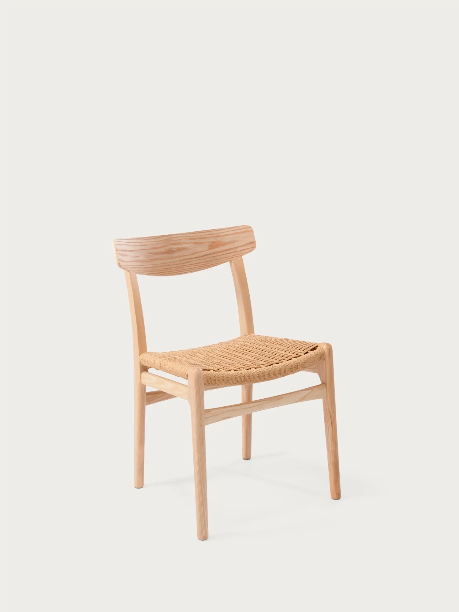 Silla de comedor nórdica en madera de fresno - Liam FurnMod - 1