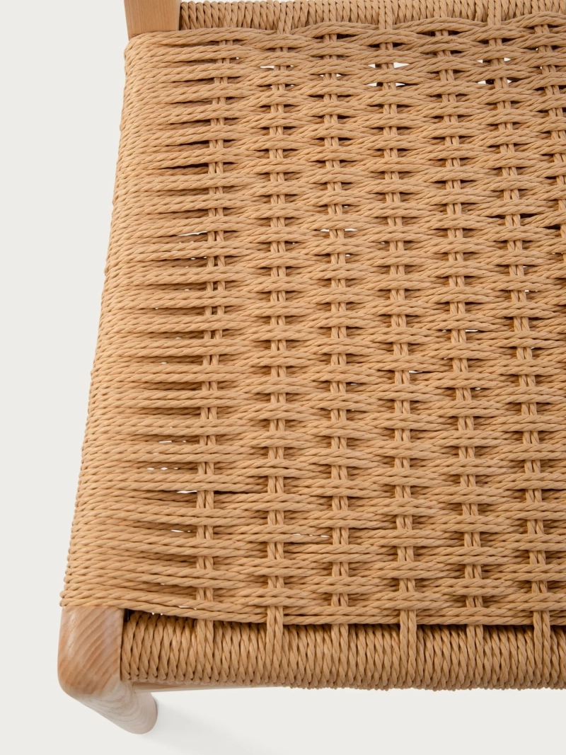 Silla de comedor nórdica en madera de fresno - Liam FurnMod - 1