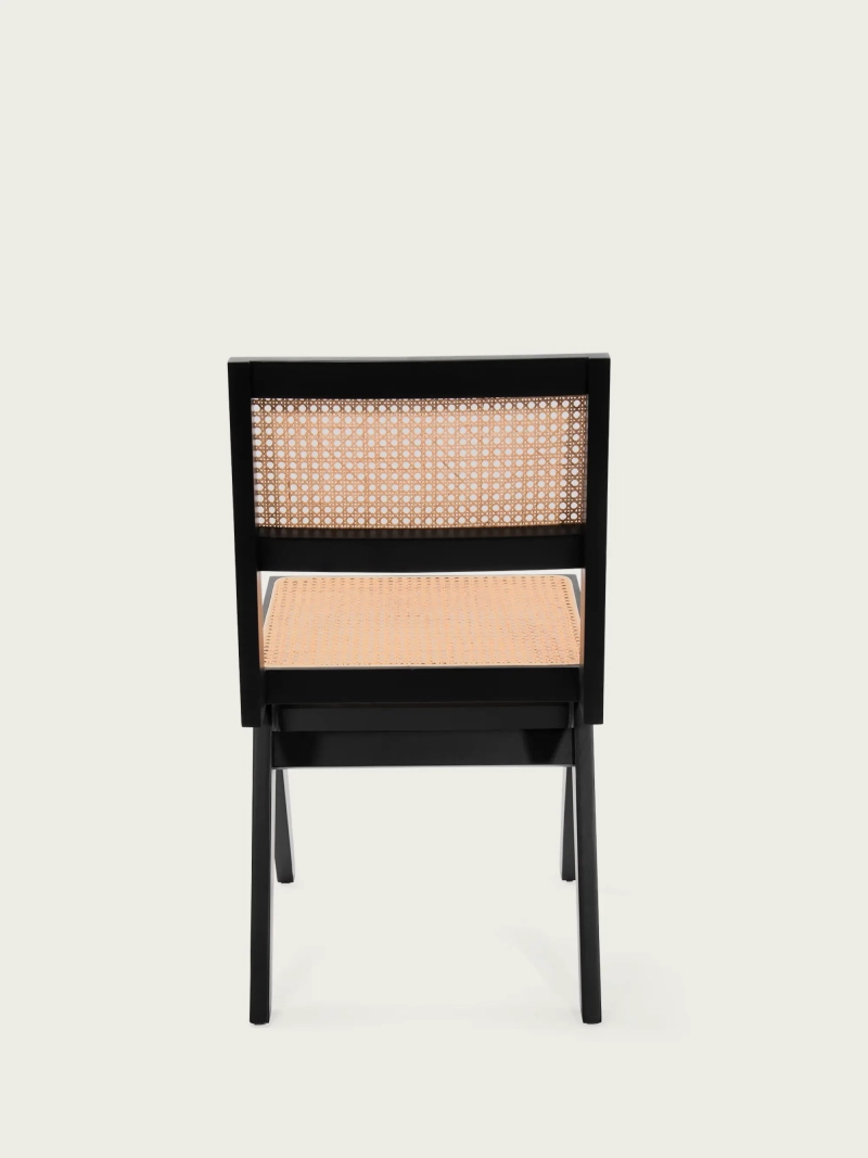 Classic chair in natural rattan and ash wood - Compass FurnMod - 9