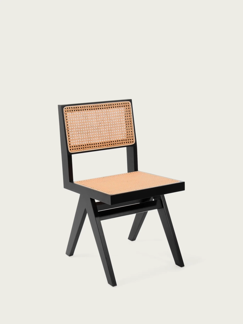 Classic chair in natural rattan and ash wood - Compass FurnMod - 2