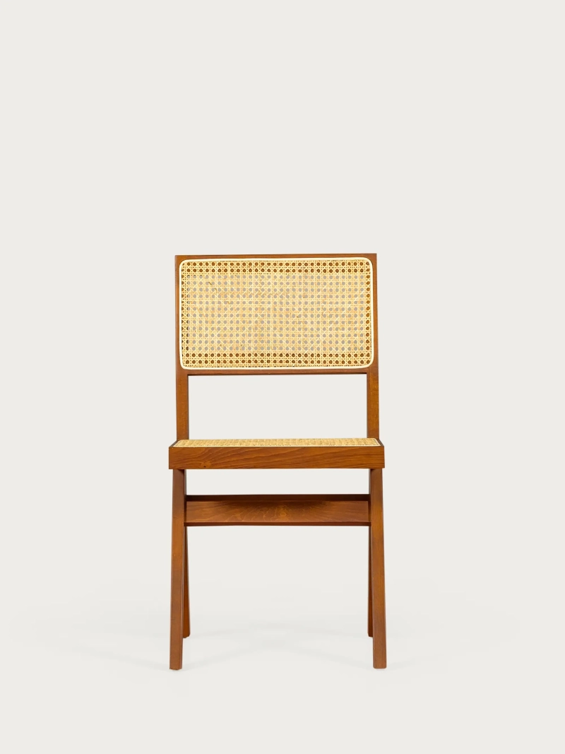 Classic chair in natural rattan and ash wood - Compass FurnMod - 22