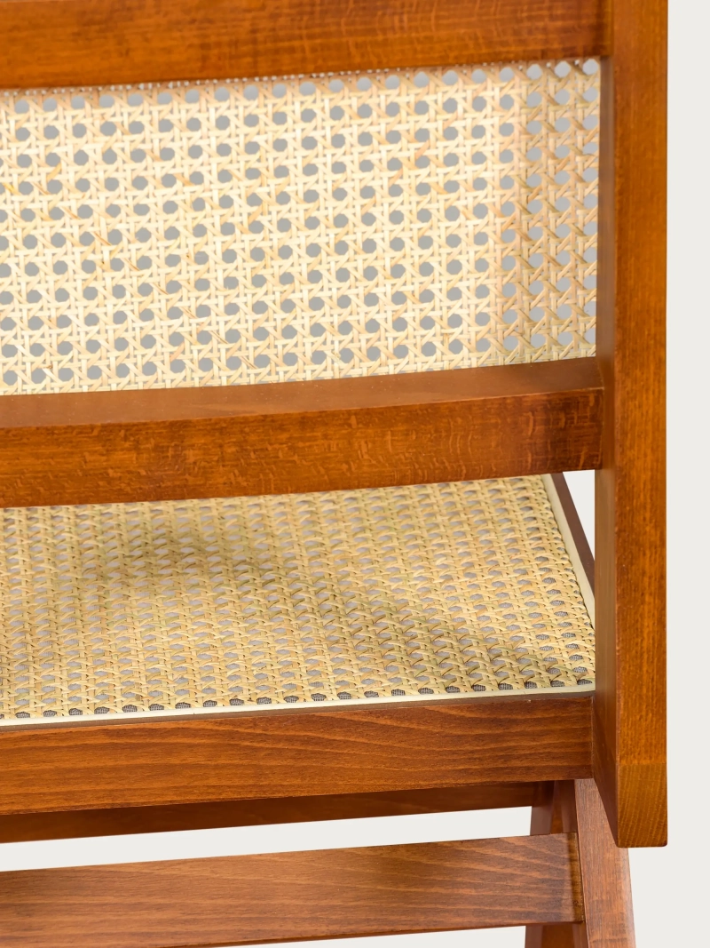 Silla clásica en ratán natural y madera de fresno - Compass FurnMod - 17