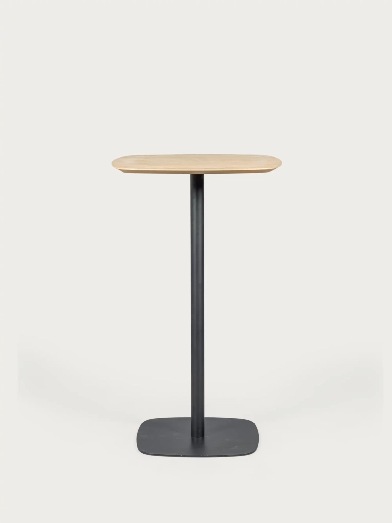 Industrial style high bar table, 106cm high and 60x60cm - Pub FurnMod - 1