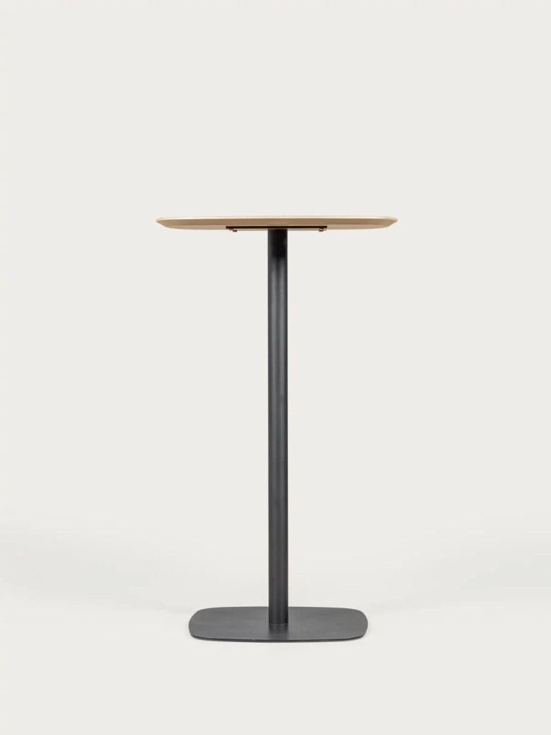 Vysoký barový stůl v průmyslovém stylu, 106 cm vysoký a 60x60 cm - Pub FurnMod - 1