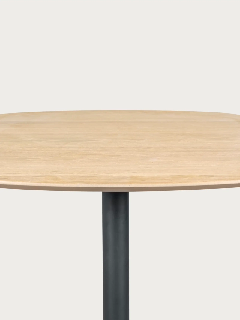 Table de bar haute de style industriel, 106cm de haut et 60x60cm - Pub FurnMod - 3