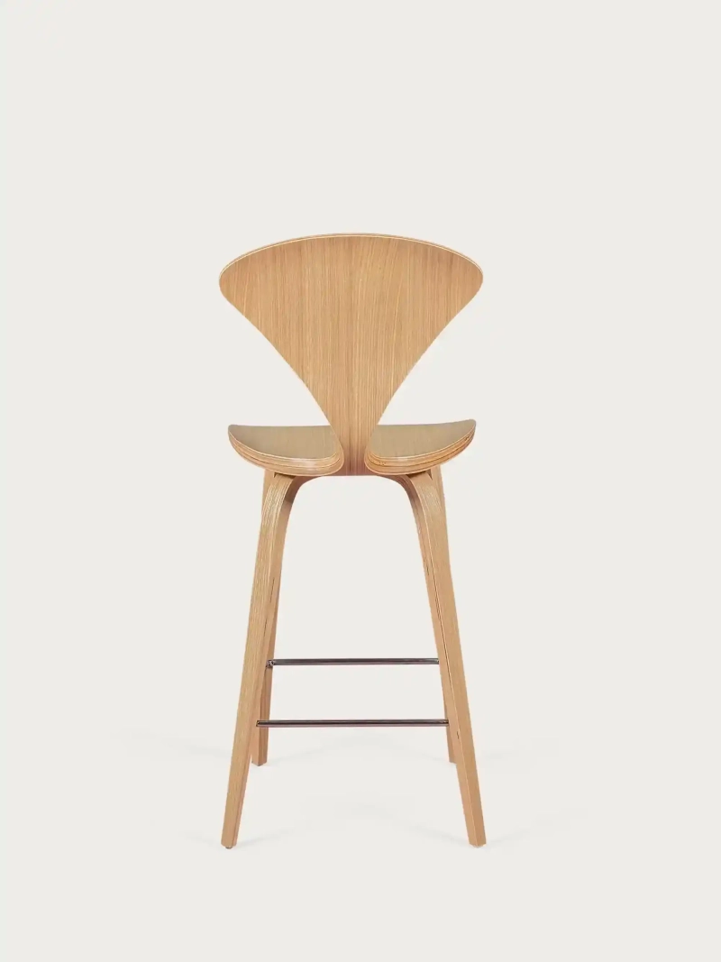 Taburete de cocina escandinavo de madera curvada (65cm) - Cherner FurnMod - 11