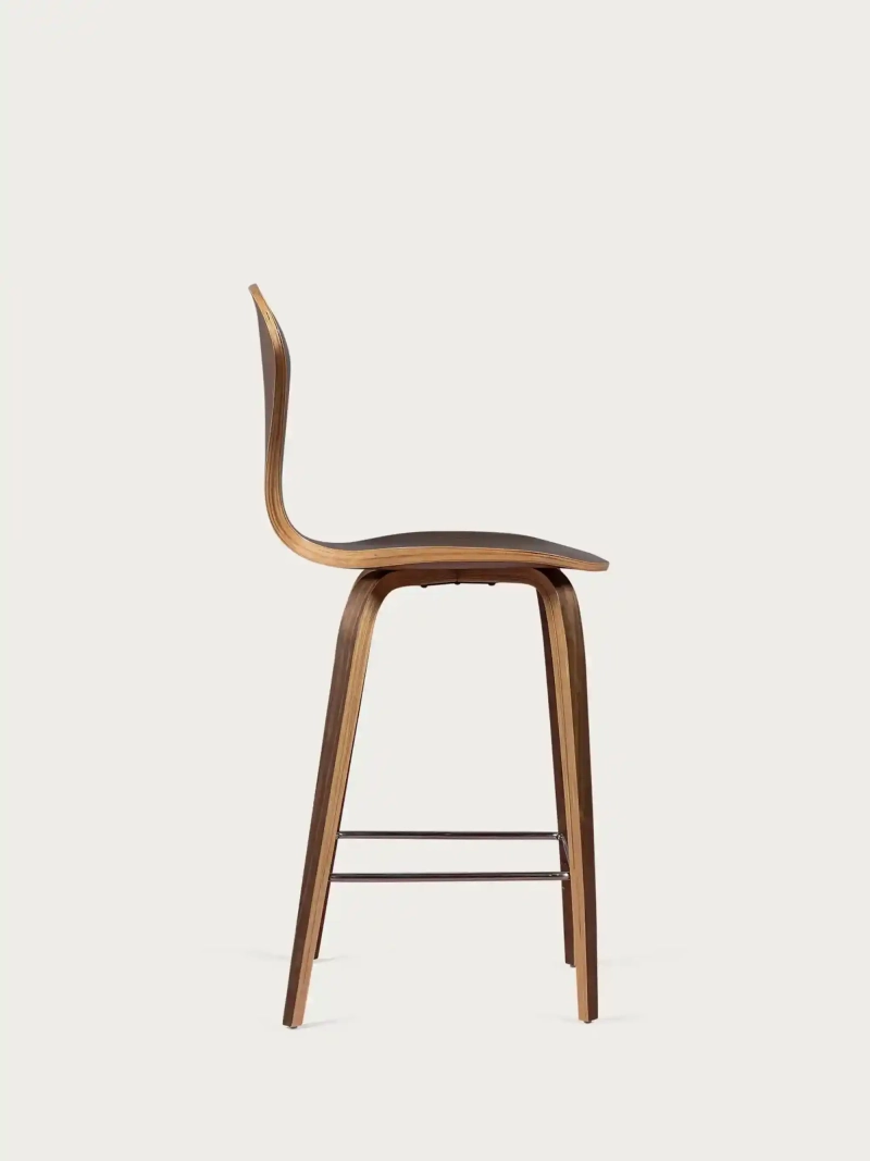 Taburete de cocina escandinavo de madera curvada (65cm) - Cherner FurnMod - 3