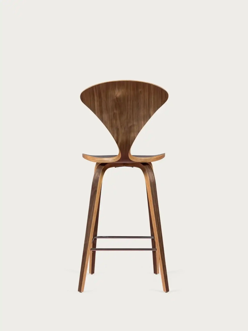 Taburete de cocina escandinavo de madera curvada (65cm) - Cherner FurnMod - 5