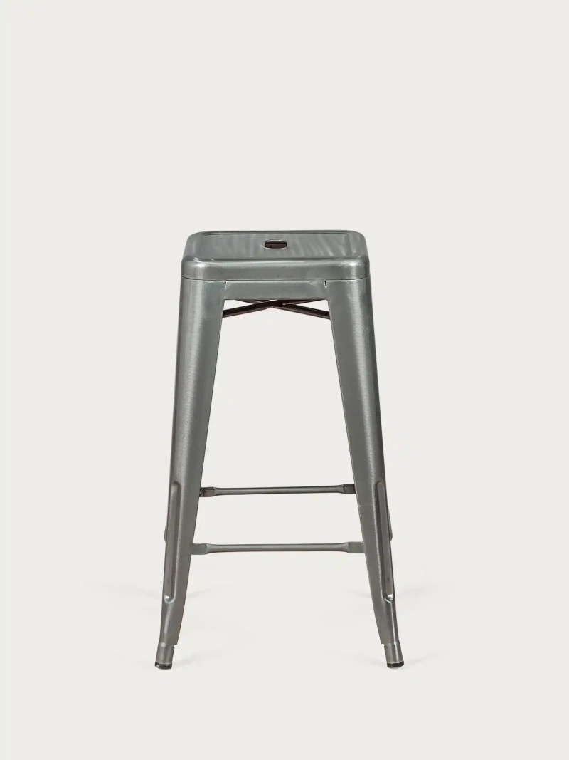 stolička kovová stohovateľná oceľová (68 cm) - Bistro FurnMod - 1