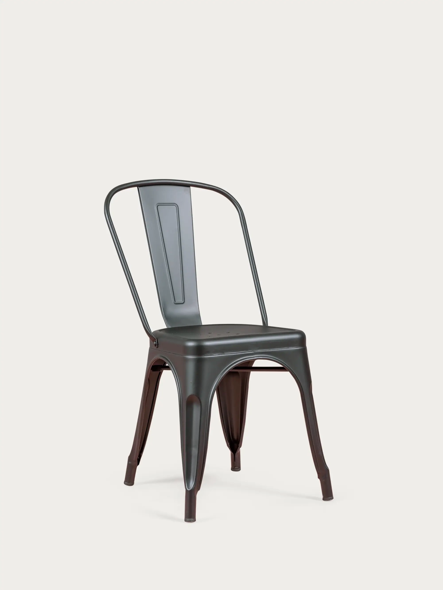 Kovová ocelová židle v industriálním stylu - Bistro FurnMod - 7