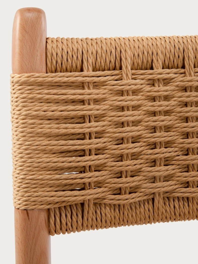 Nordic beech wood dining chair - Liam FurnMod - 5
