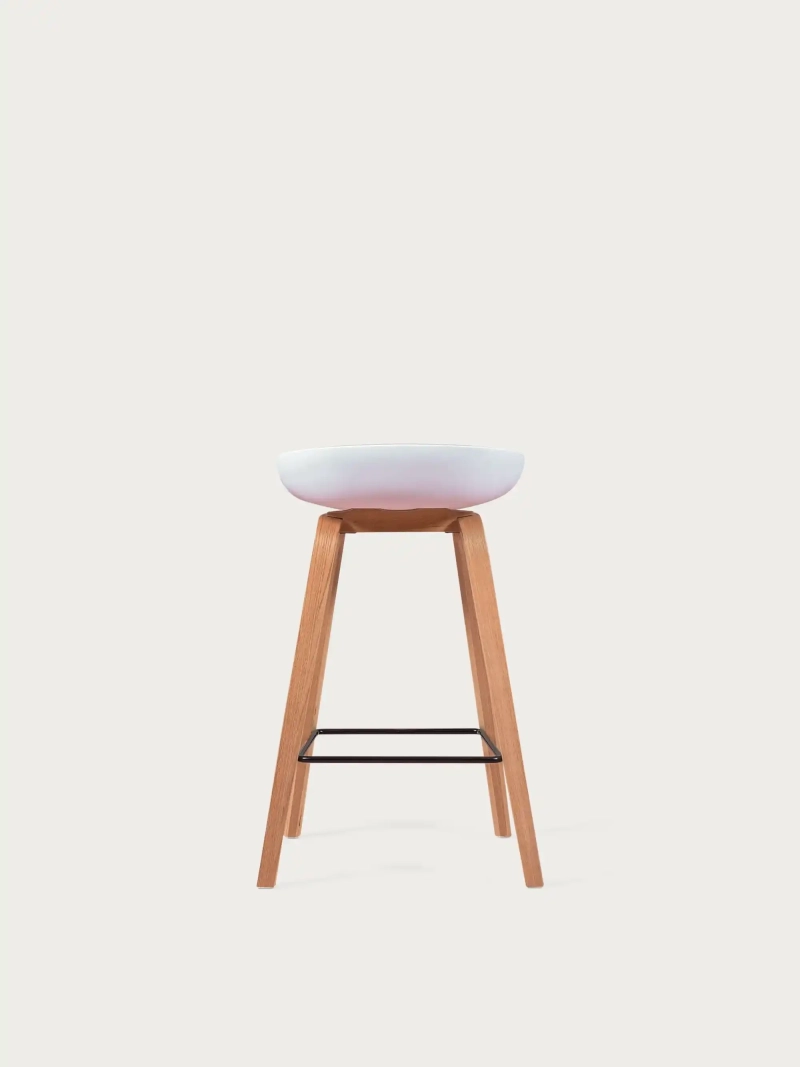 tabouret doudou avec pieds en bois de hêtre (63cm) - Daxer FurnMod - 1