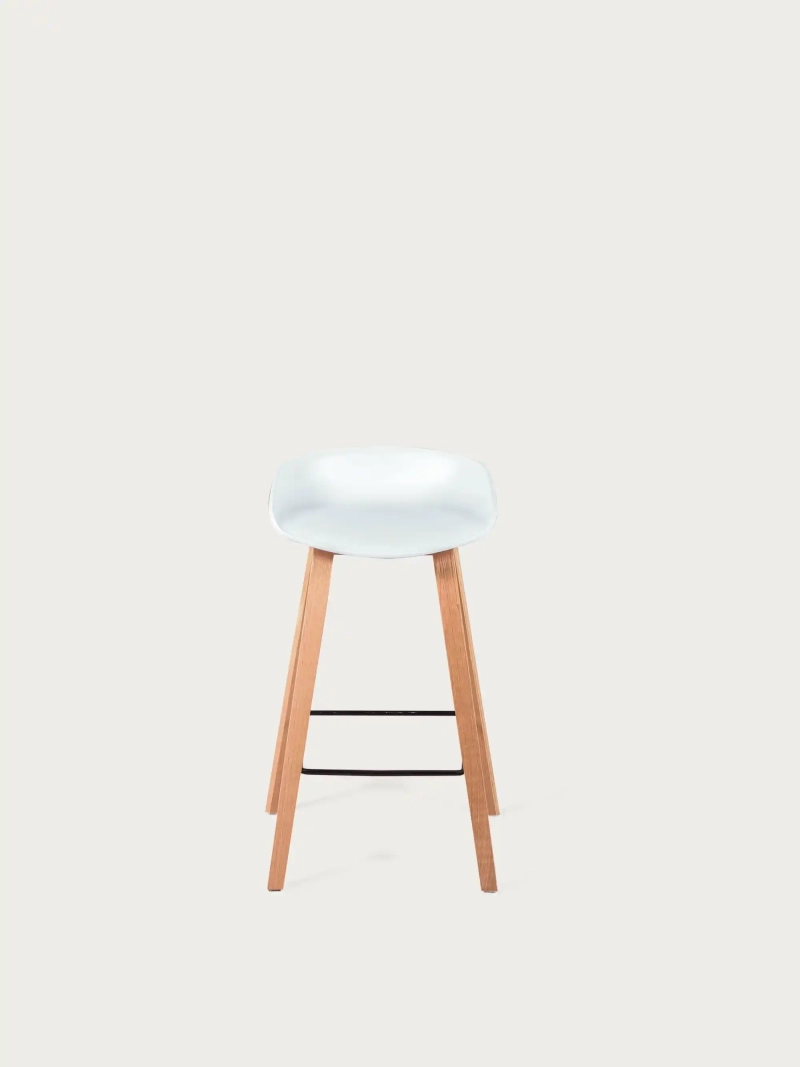 tabouret doudou avec pieds en bois de hêtre (63cm) - Daxer FurnMod - 1