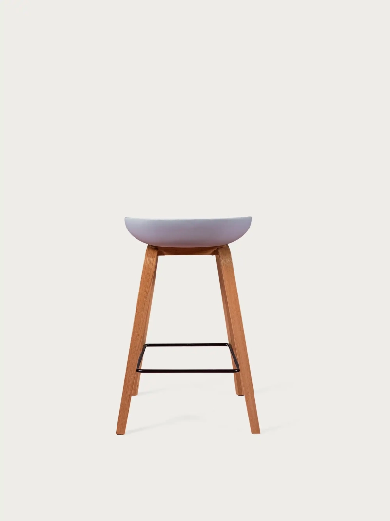 stool comforter with beech wood legs (63cm) - Daxer FurnMod - 21