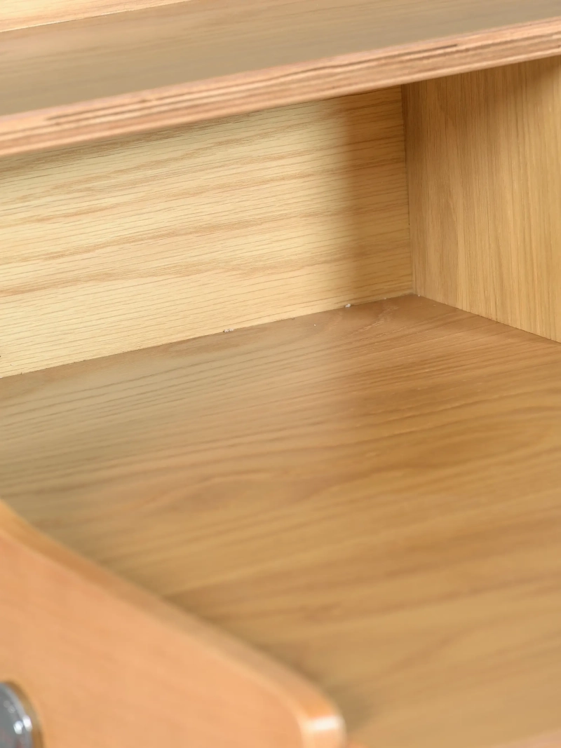 Mesa nórdica de escritorio en madera maciza de roble - Oakland FurnMod - 1