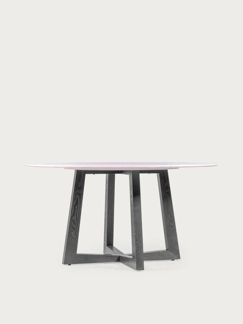 Tavolo da pranzo rotondo in marmo di Carrara (150 cm) - Soho FurnMod - 6
