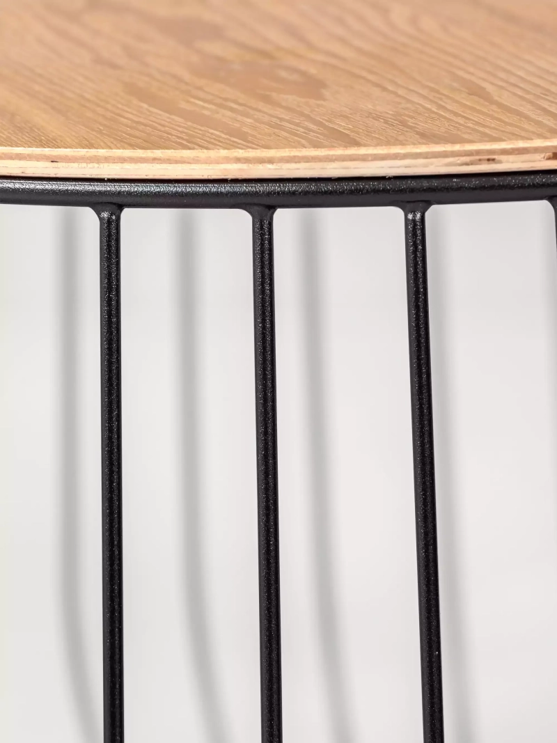 Mesa de centro en madera de fresno y acero lacado - Zurich FurnMod - 1