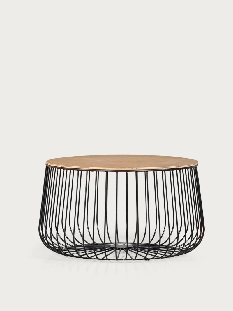 Mesa de centro en madera de fresno y acero lacado - Zurich FurnMod - 6