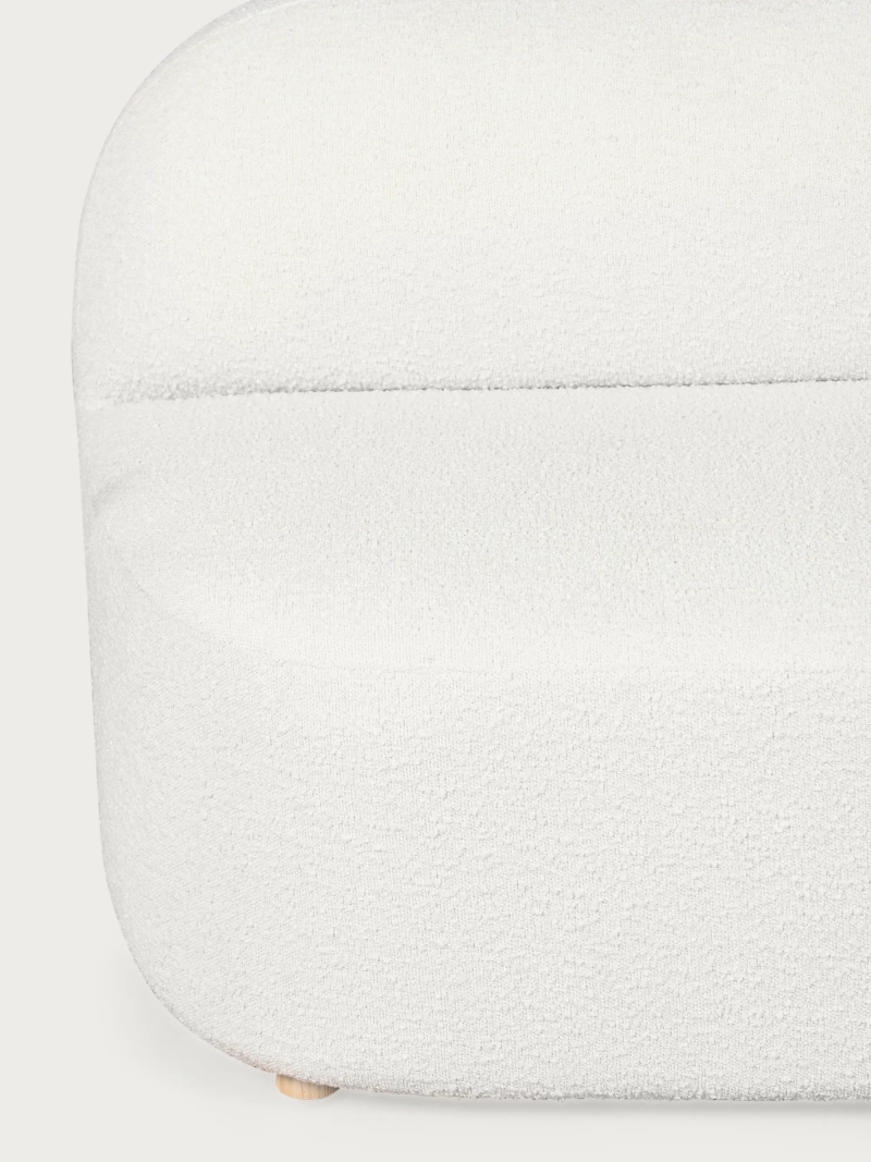 Designer sofa in bouclé fabric - Mozart FurnMod - 4