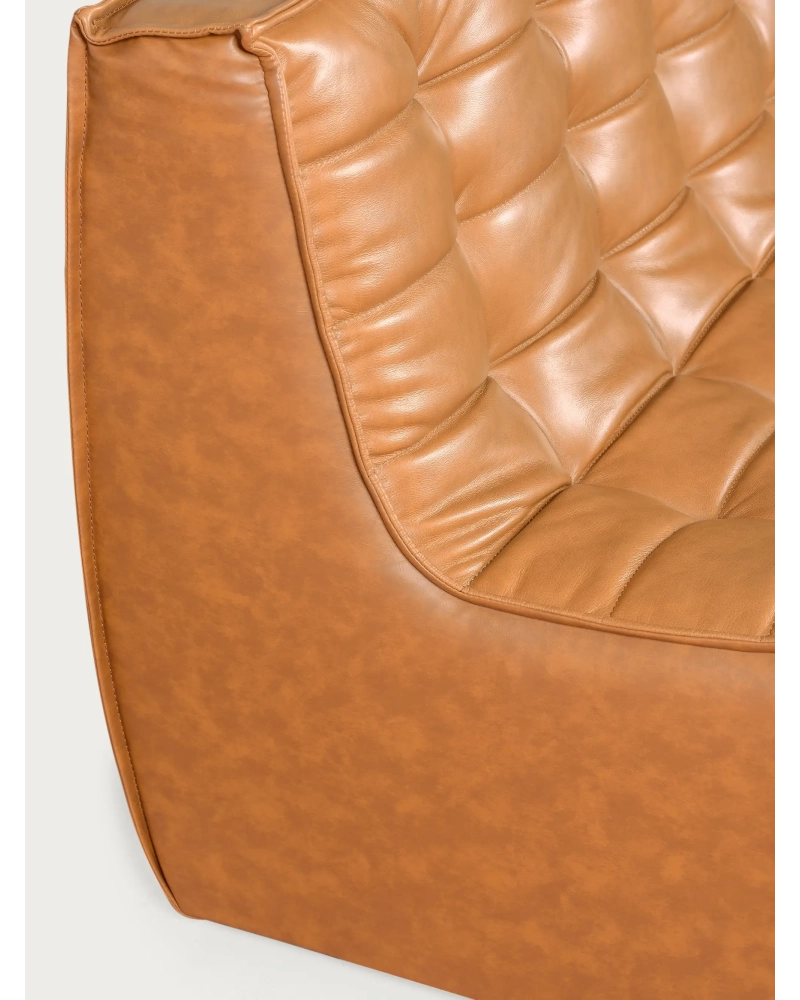 2-Sitzer Sofa aus gealtertem Leder - Lion FurnMod - 2