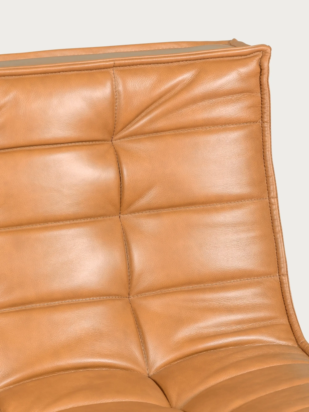 2-osobowa sofa z postarzanej skóry - Lion FurnMod - 1