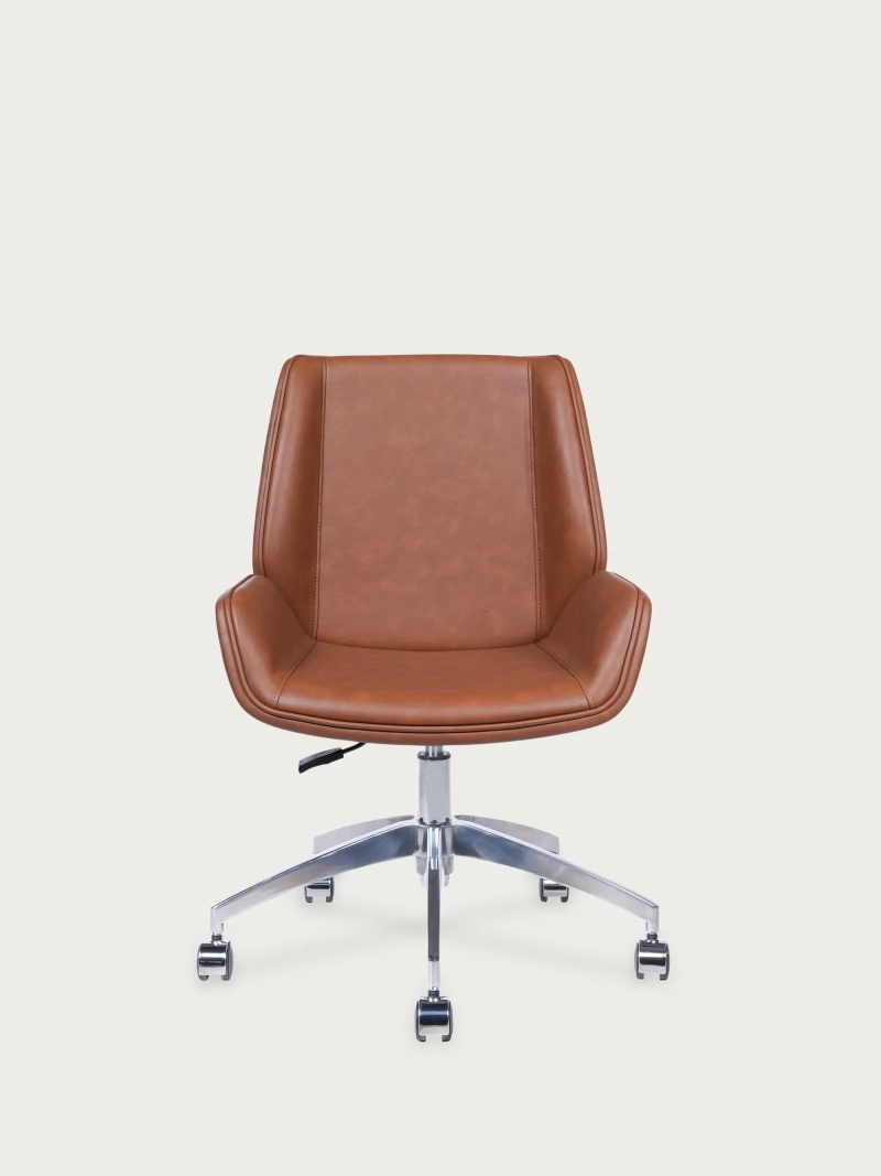 Silla de oficina tapizada en piel sintética - Nordic Colors FurnMod - 8