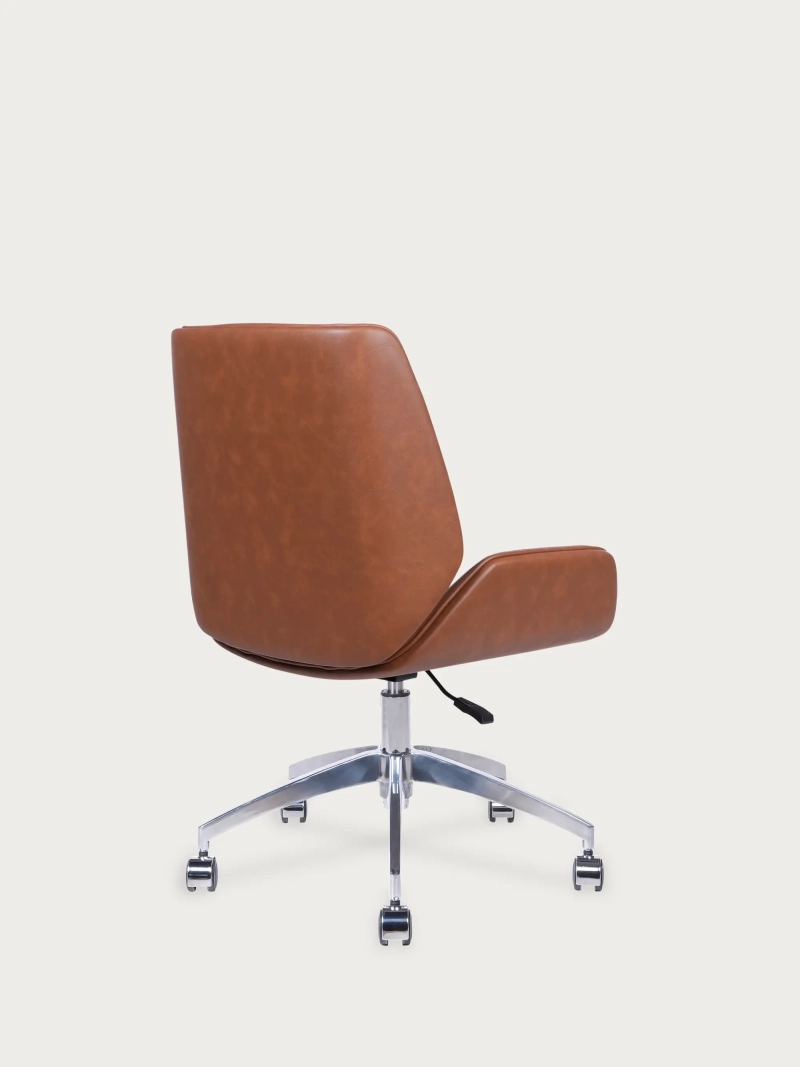 Silla de oficina tapizada en piel sintética - Nordic Colors FurnMod - 9