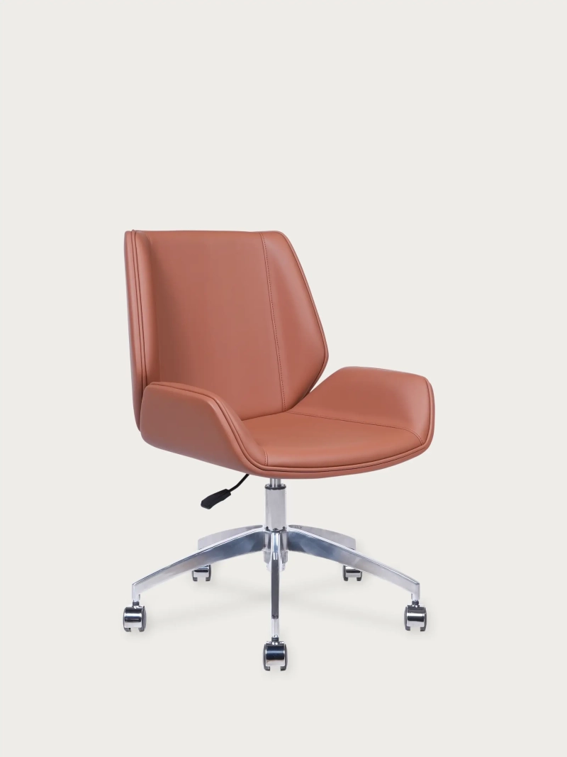 Synthetic leather upholstered office chair - Nordic Colors FurnMod - 1