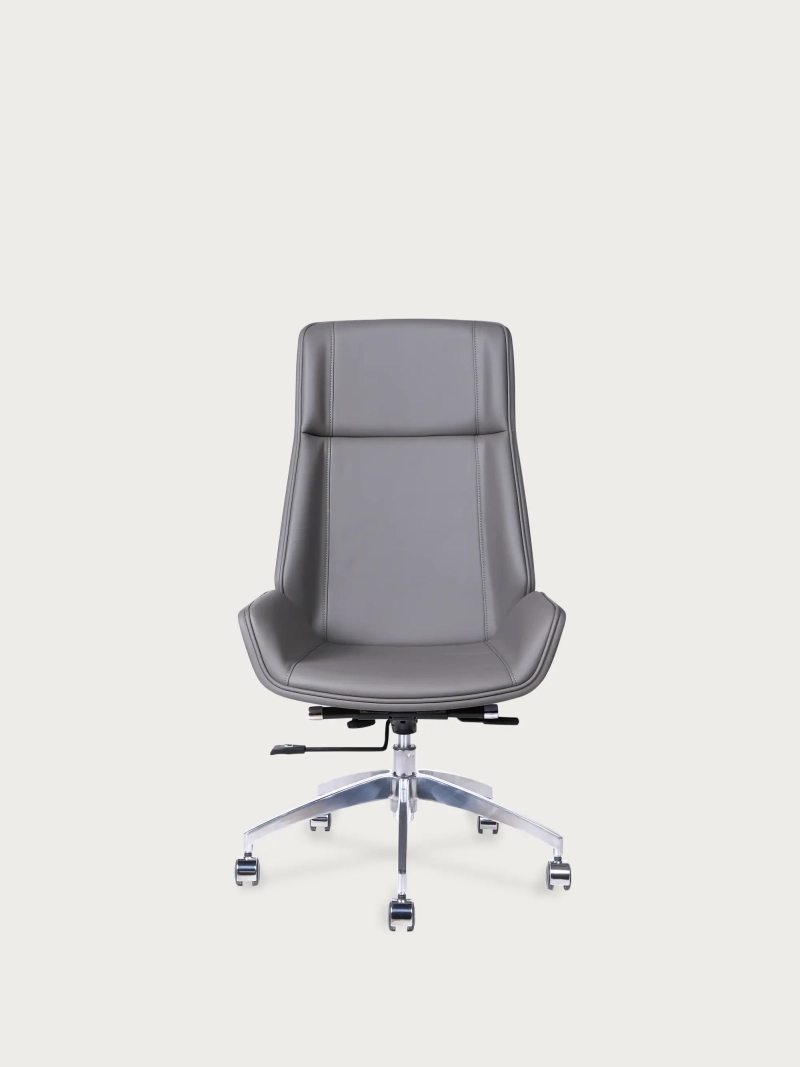 Silla de oficina tapizada en piel sintética y respaldo alto - Nordic Colors FurnMod - 11