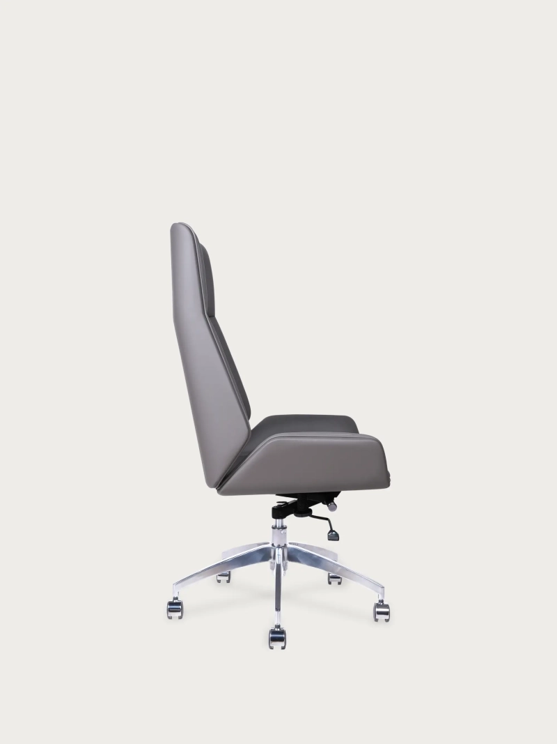 Silla de oficina tapizada en piel sintética y respaldo alto - Nordic Colors FurnMod - 13