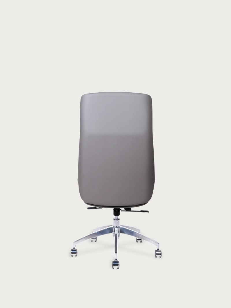Silla de oficina tapizada en piel sintética y respaldo alto - Nordic Colors FurnMod - 15
