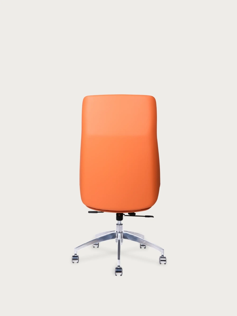 Silla de oficina tapizada en piel sintética y respaldo alto - Nordic Colors FurnMod - 20