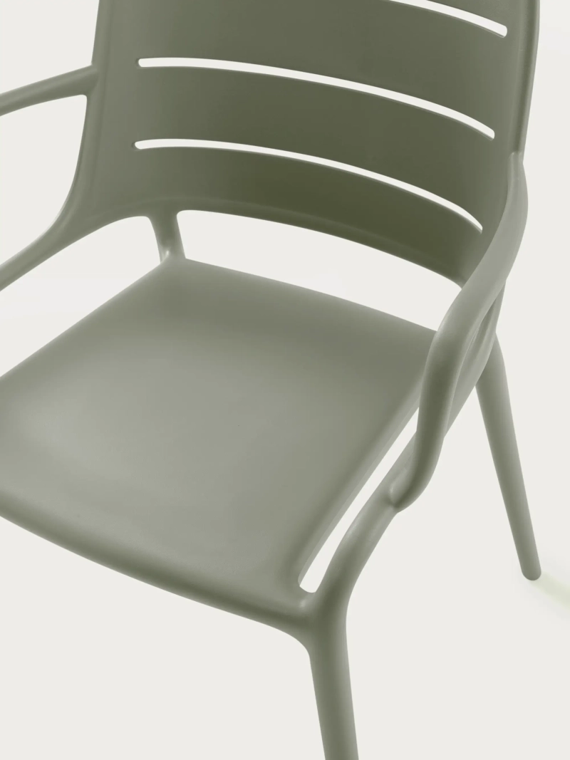Plastová židle s područkami vhodná pro venkovní použití - Sunset FurnMod - 14
