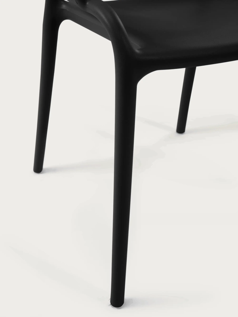 Silla de plástico con reposabrazos apta para exterior - Sunset FurnMod - 6