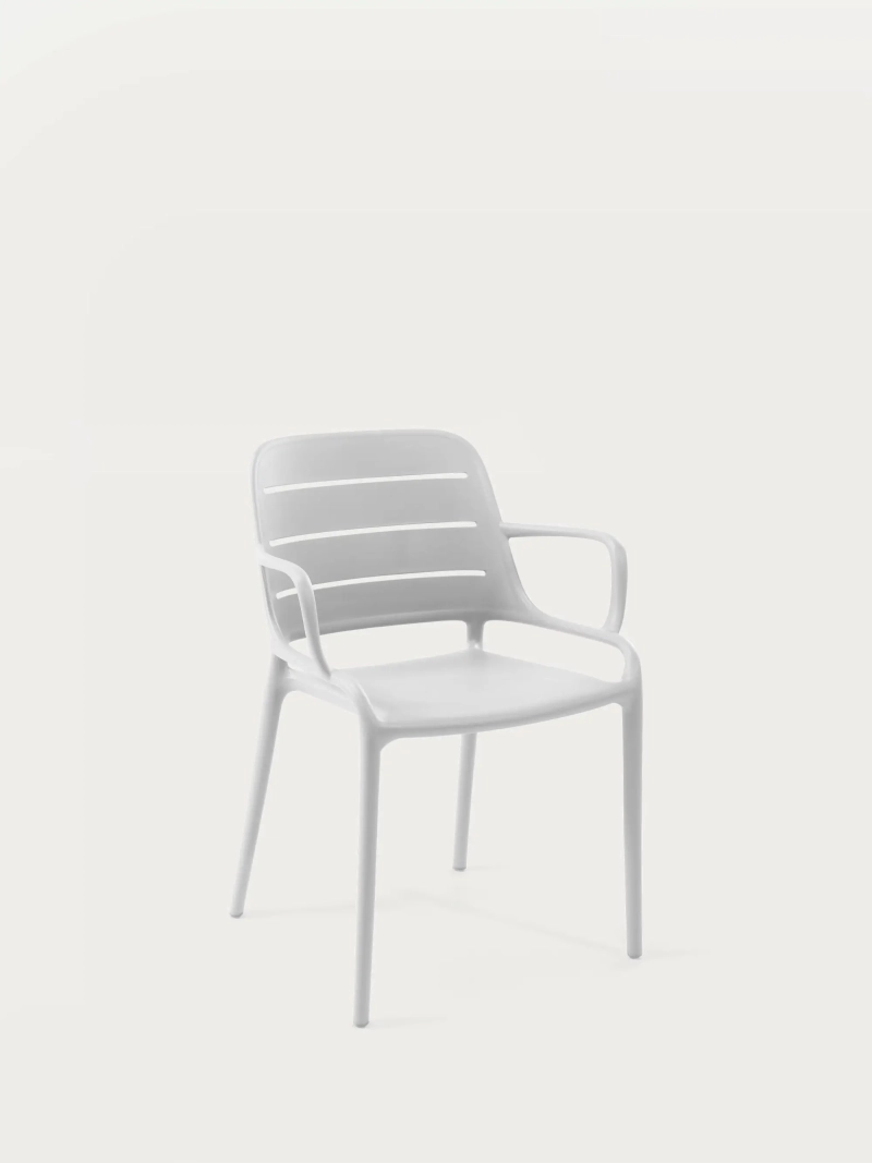Muovituoli käsinojilla, joka soveltuu ulkokäyttöön - Sunset FurnMod - 47