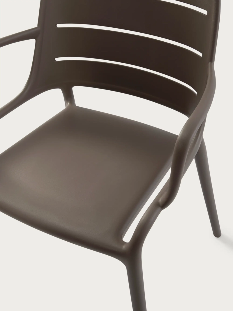 Plastic chair with armrests suitable for outdoor use - Sunset FurnMod - 27