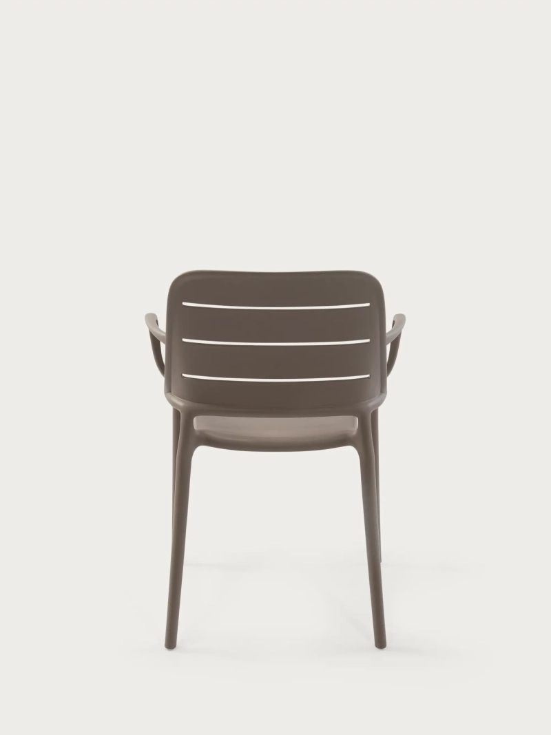 Plaststol med armstöd lämplig för utomhusbruk - Sunset FurnMod - 27