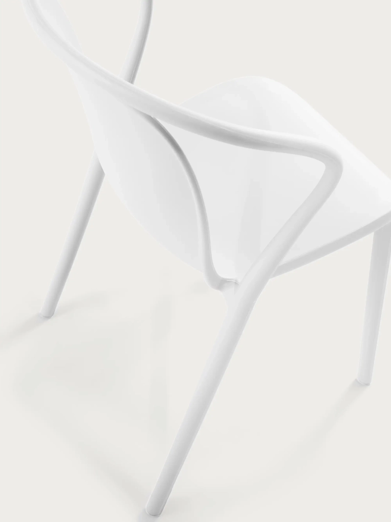 Silla de comedor apilable apta para jardín - Pierre FurnMod - 1
