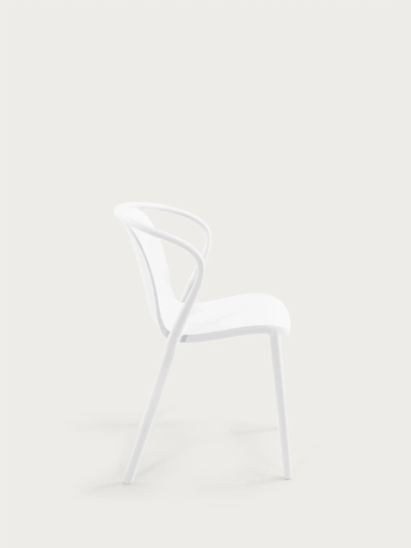 Silla de comedor apilable apta para jardín - Pierre FurnMod - 10