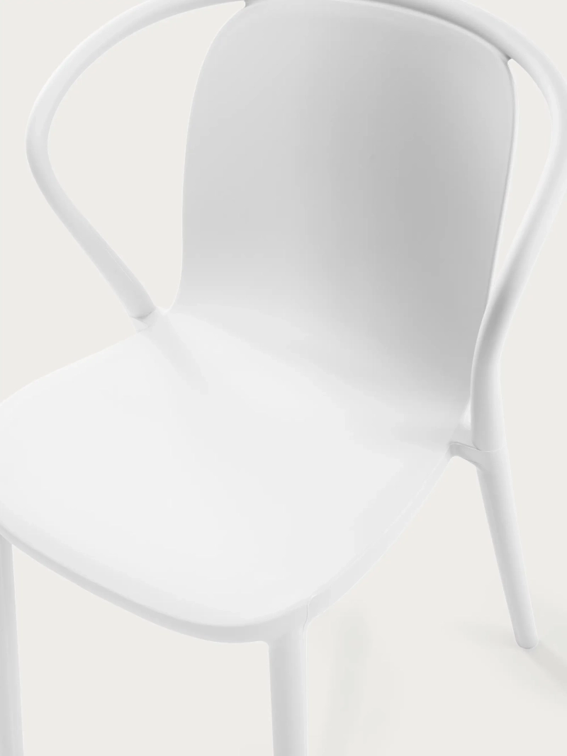 Silla de comedor apilable apta para jardín - Pierre FurnMod - 9