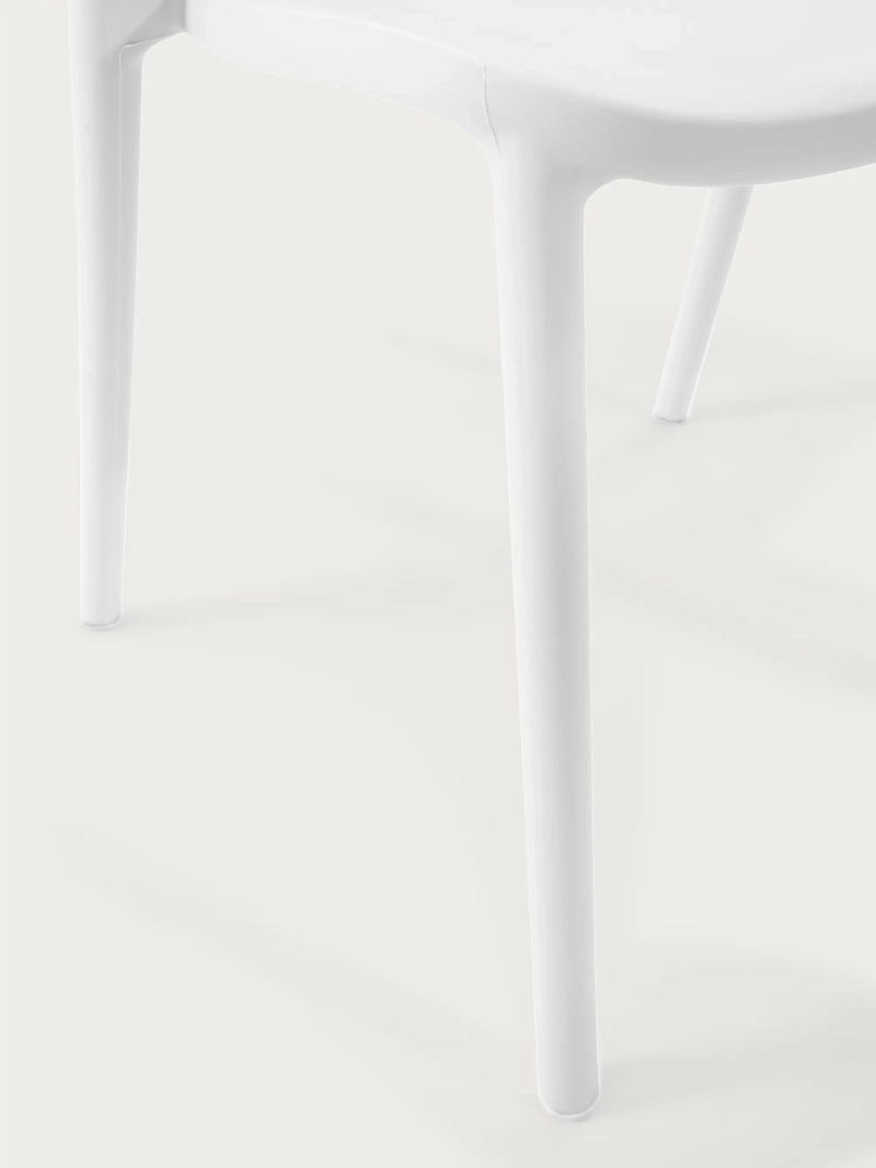 Silla de comedor apilable apta para jardín - Pierre FurnMod - 1