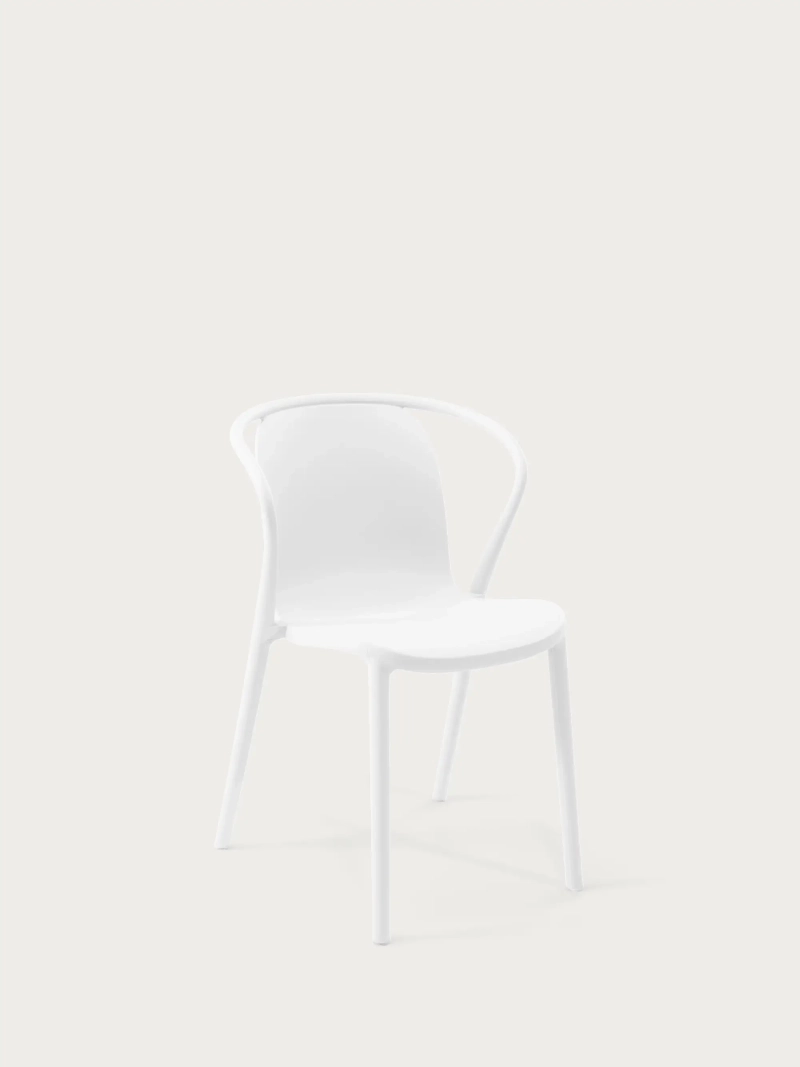 Silla de comedor apilable apta para jardín - Pierre FurnMod - 2
