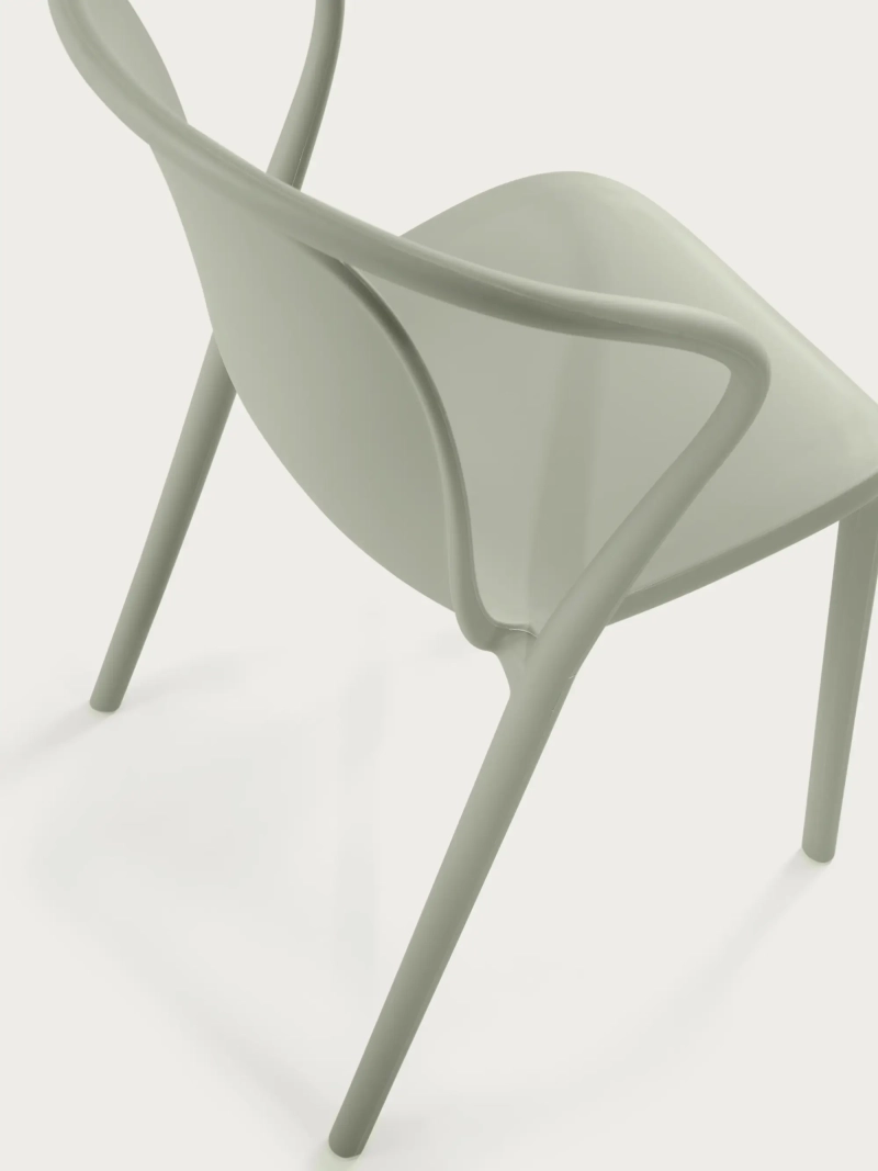 Silla de comedor apilable apta para jardín - Pierre FurnMod - 20