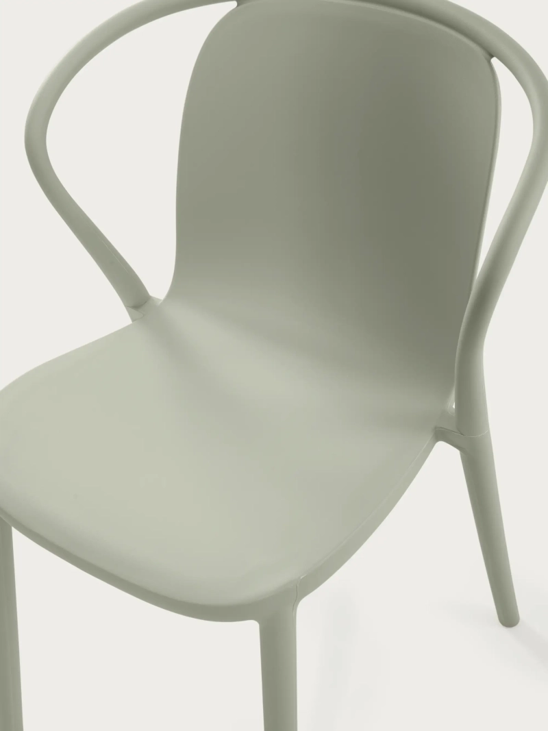 Silla de comedor apilable apta para jardín - Pierre FurnMod - 28