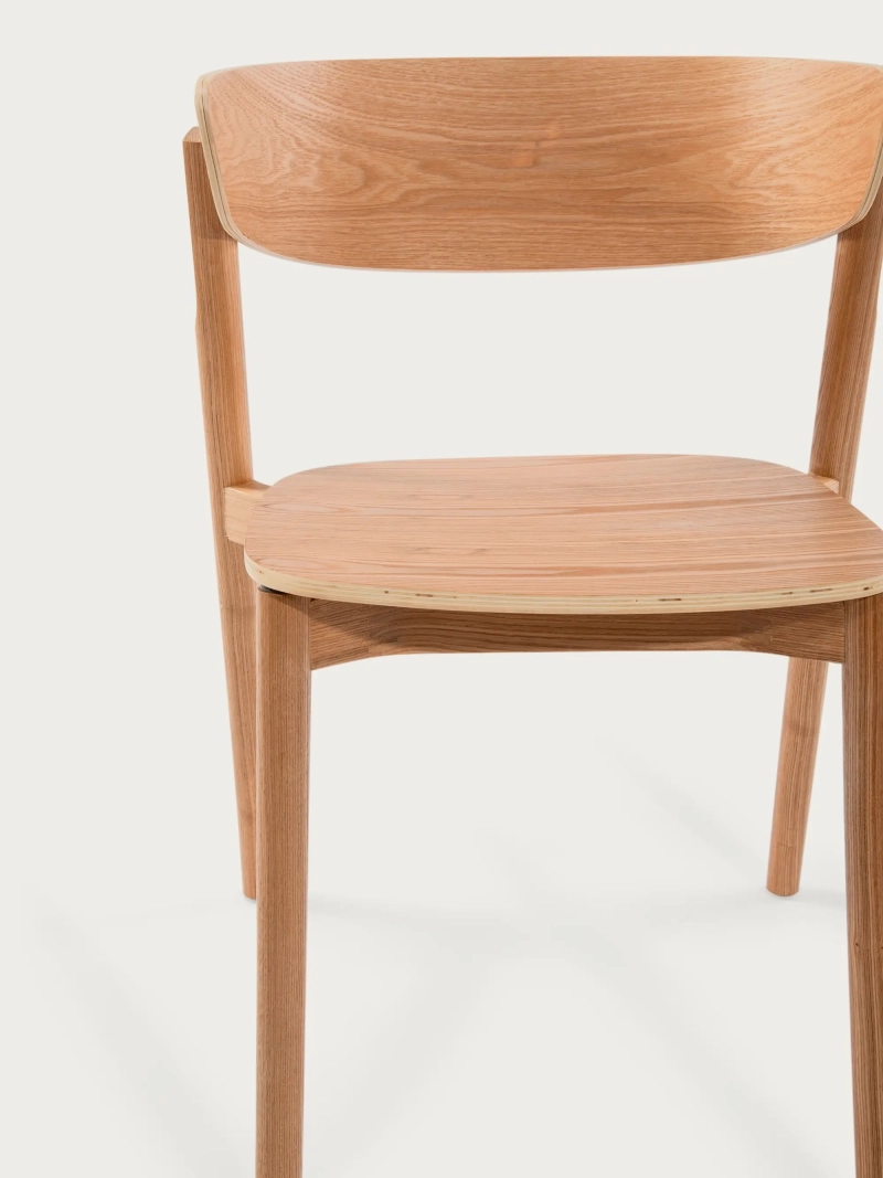 Dining chair in natural ash wood - Notorius FurnMod - 1