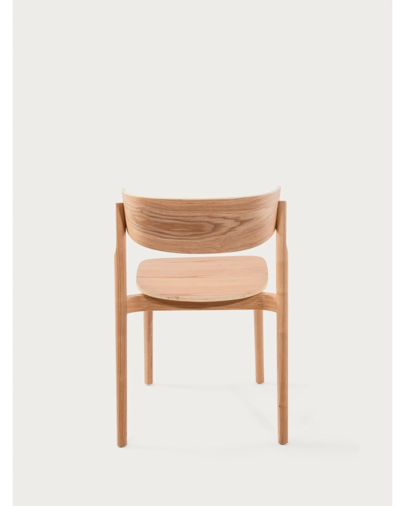 Silla de comedor en madera de fresno natural - Notorius FurnMod - 9