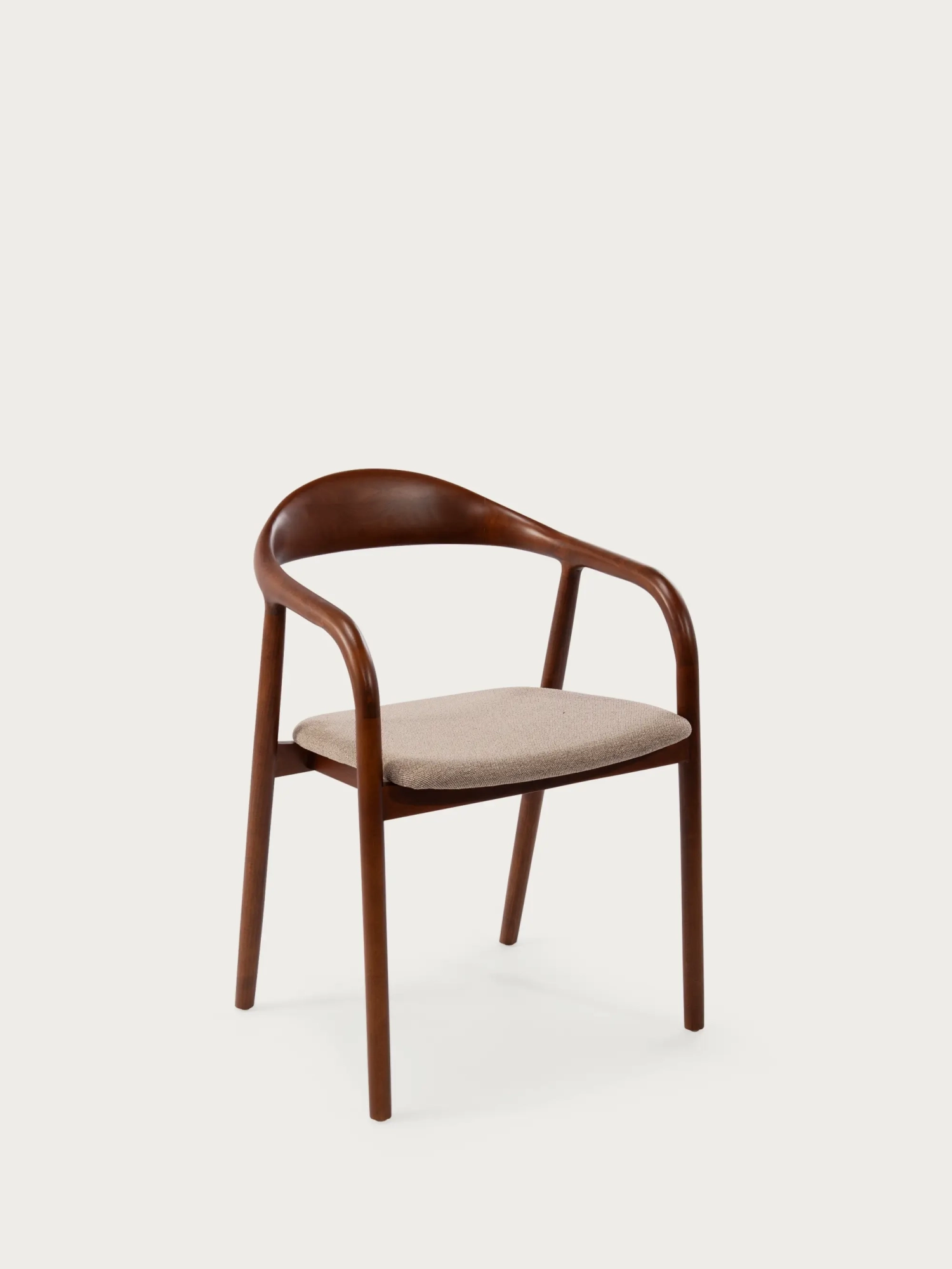 Holzstuhl mit gepolstertem Kissen - Warsow FurnMod - 10