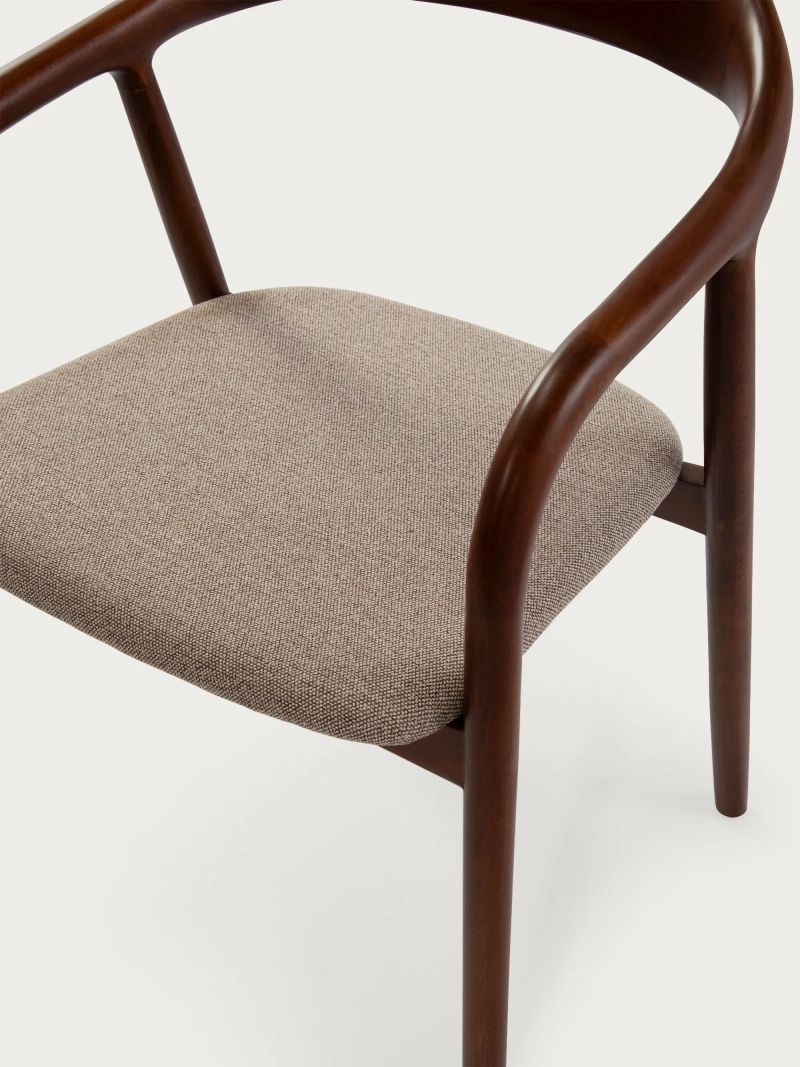 Silla de madera con cojín tapizado - Warsow FurnMod - 10