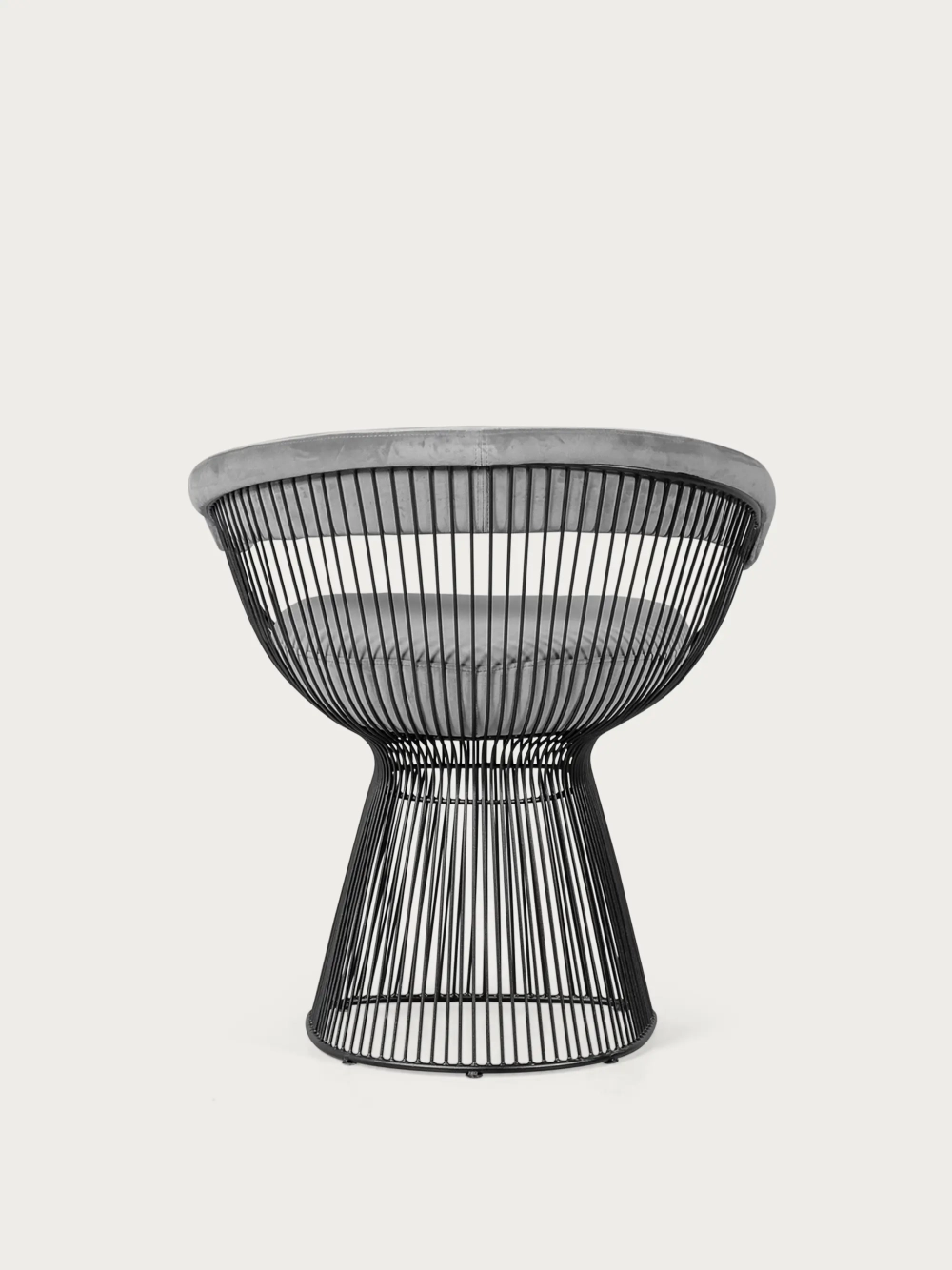 Designerski fotel tapicerowany aksamitem ze stalową konstrukcją - Albert FurnMod - 1