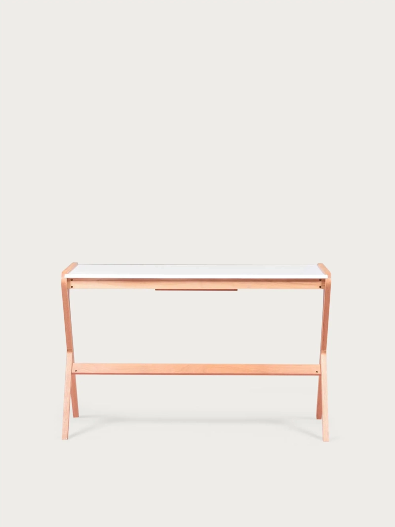 Mesa de escritorio minimalista con cajón central - Seattle FurnMod - 6